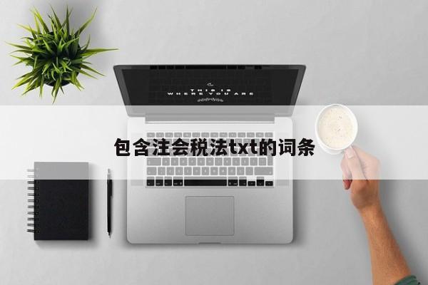 包含注會稅法txt的詞條