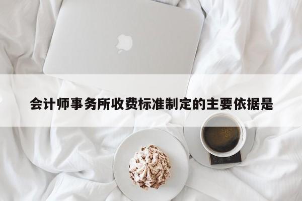 會計師事務所收費標準制定的主要依據是